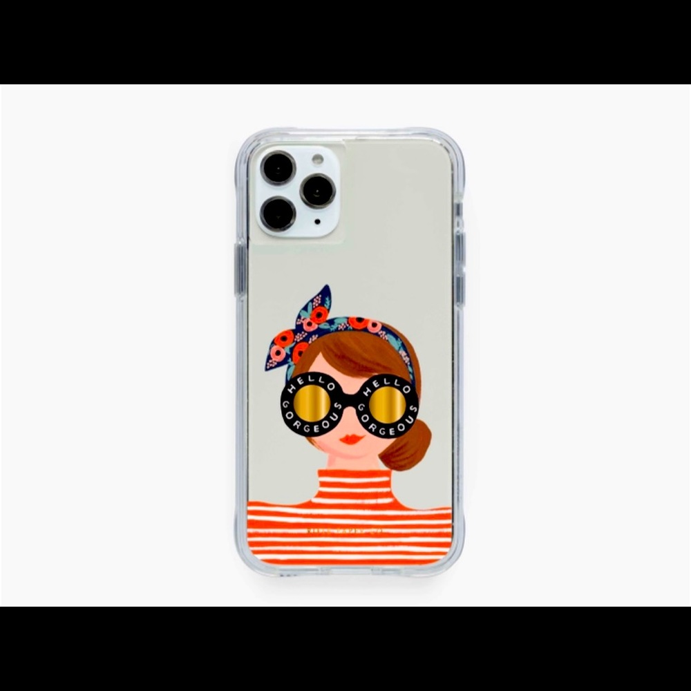 Rifle Paper Hello Gorgeous iPhone case